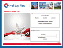 Tablet Screenshot of holidayplus.net